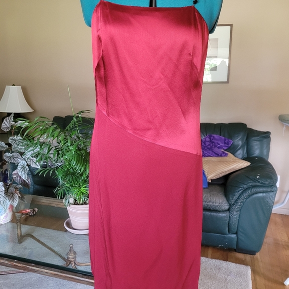 Zapa rust color evening dress with jacket size 8 - Picture 5 of 16